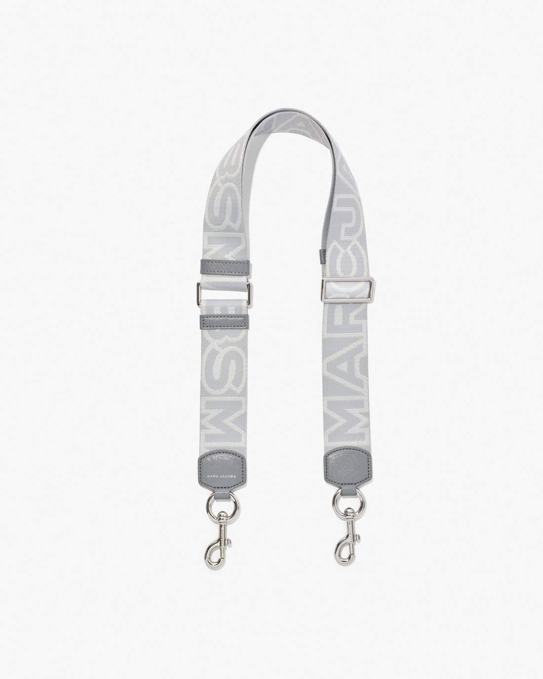 Marc Jacobs US - The Outline Logo Webbing Strap Wolf Grey Multi