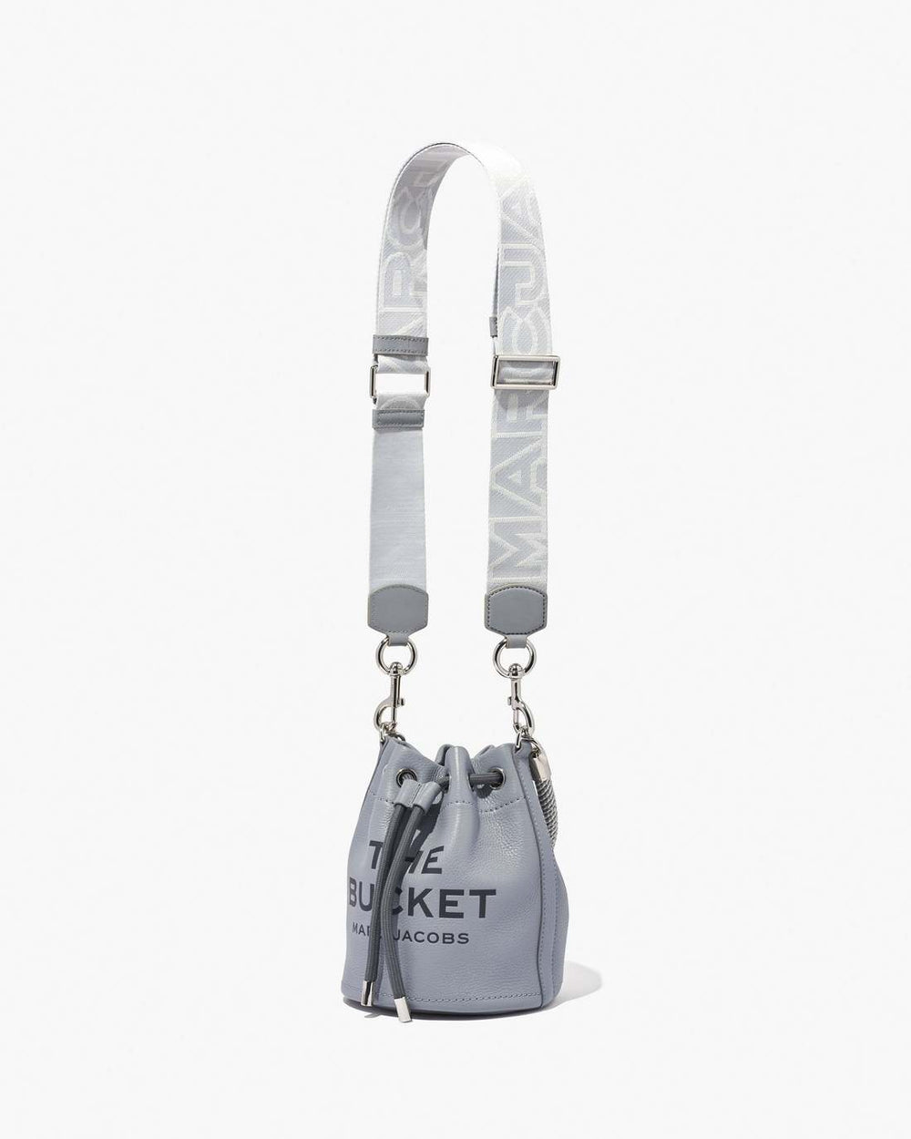 Marc Jacobs US - The Outline Logo Webbing Strap Wolf Grey Multi