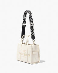 Marc Jacobs New - The Outline Logo Webbing Strap Black/Silver