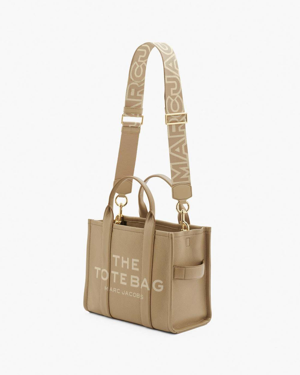 Marc Jacobs Online - The Outline Logo Webbing Strap Camel