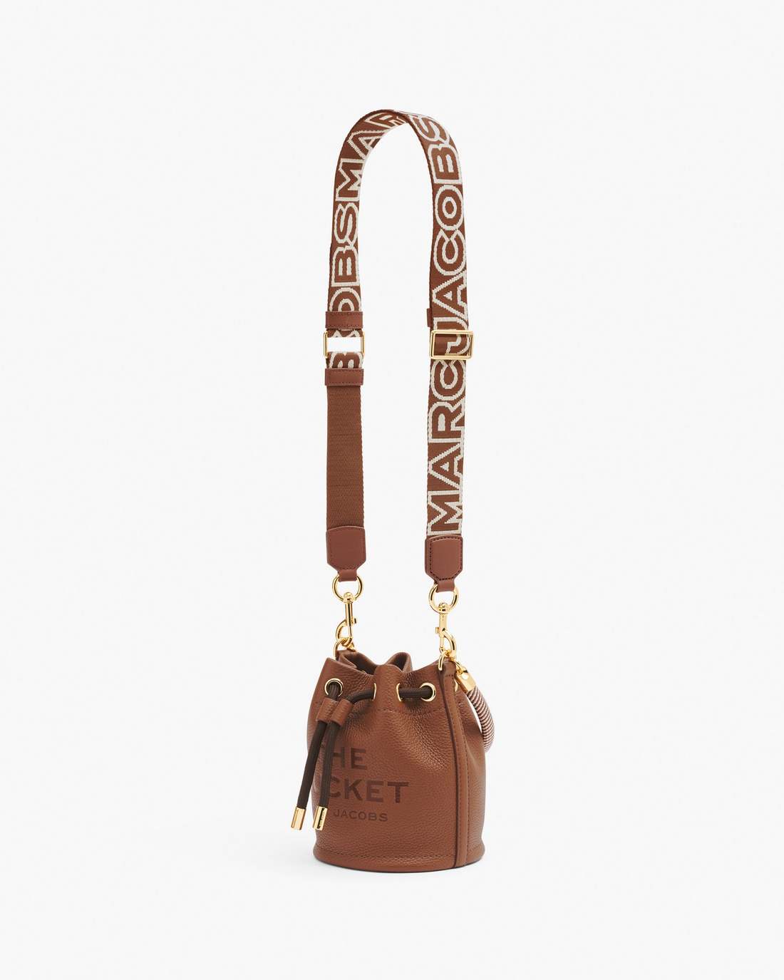 Marc Jacobs US - The Thin Outline Logo Webbing Strap Argan Oil Multi