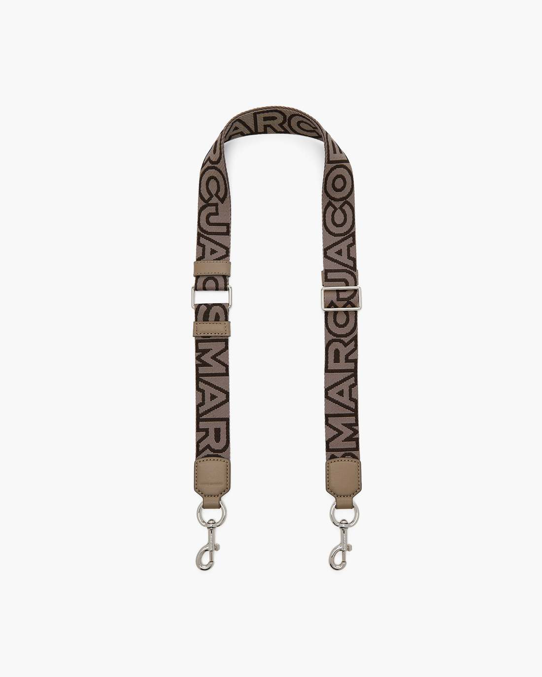 Marc Jacobs For Sale - The Thin Outline Logo Webbing Strap Cement Multi
