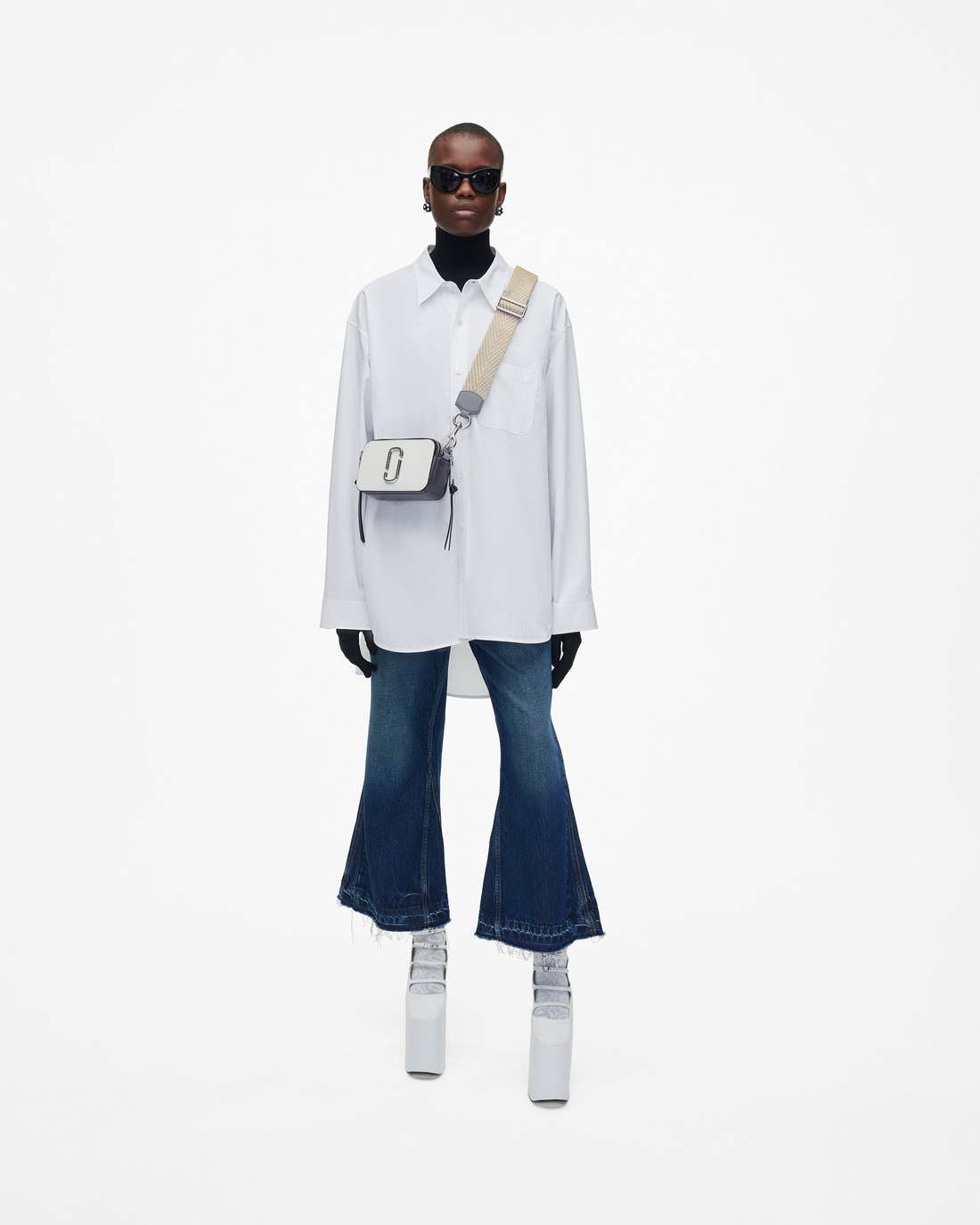 Marc Jacobs For Sale - The Arrow Webbing Strap Wolf Grey Multi
