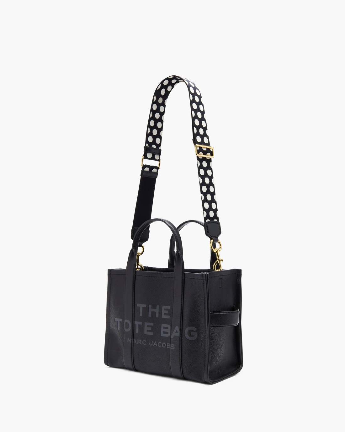 Marc Jacobs Online - MEDIUM POLKA DOT STRAP Black Multi
