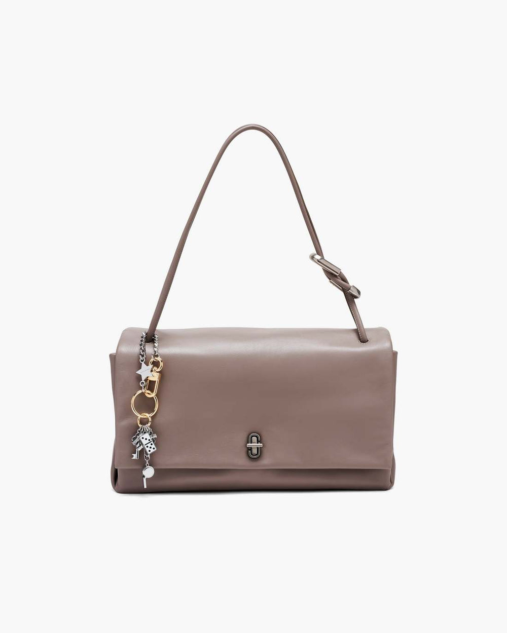 Marc Jacobs New - The Domino Effect Bag Charm Nickel