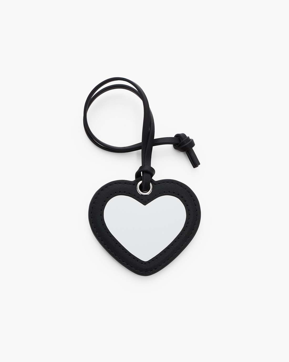 Marc Jacobs New - The Heart Mirror Bag Charm Black