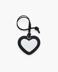 Marc Jacobs New - The Heart Mirror Bag Charm Black