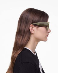 Marc Jacobs US - The J Marc Square Sunglasses Olive