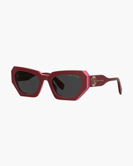 Marc Jacobs Online - The J Marc Cat Eye Sunglasses Red/Pink