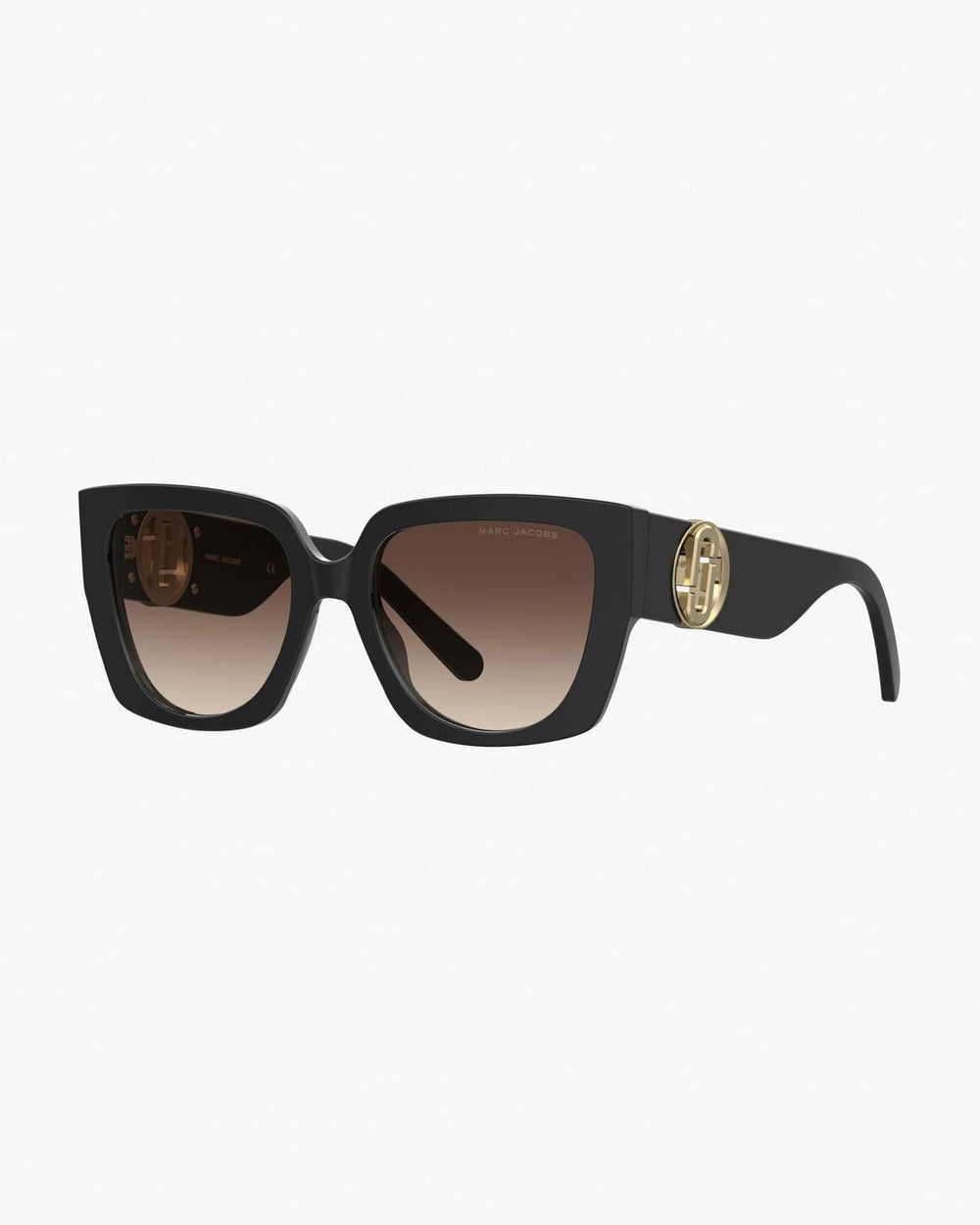 Marc Jacobs New - The J Marc Square Cutout Sunglasses Black