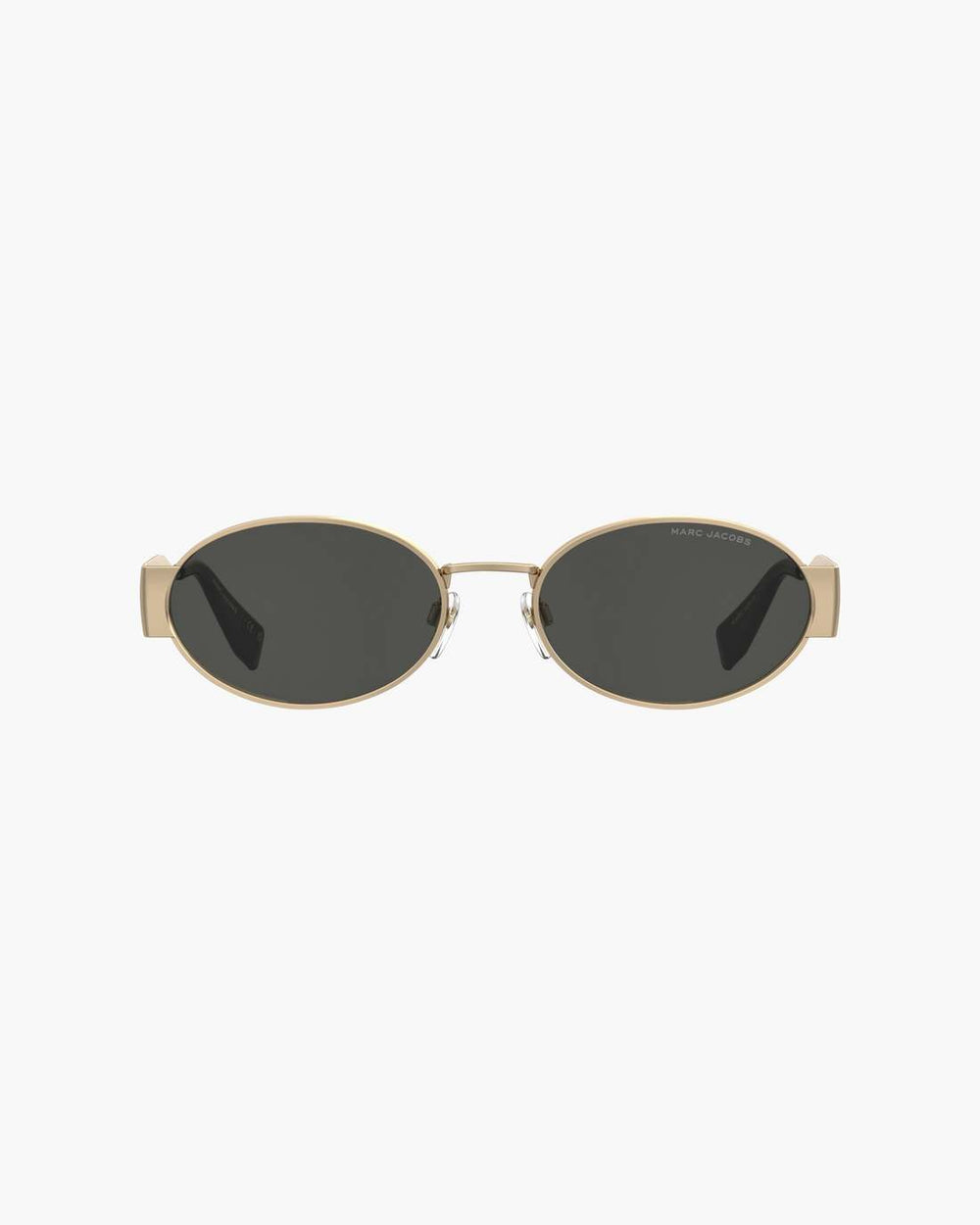 Marc Jacobs Online - The Classic Logo Round Sunglasses Black/Gold