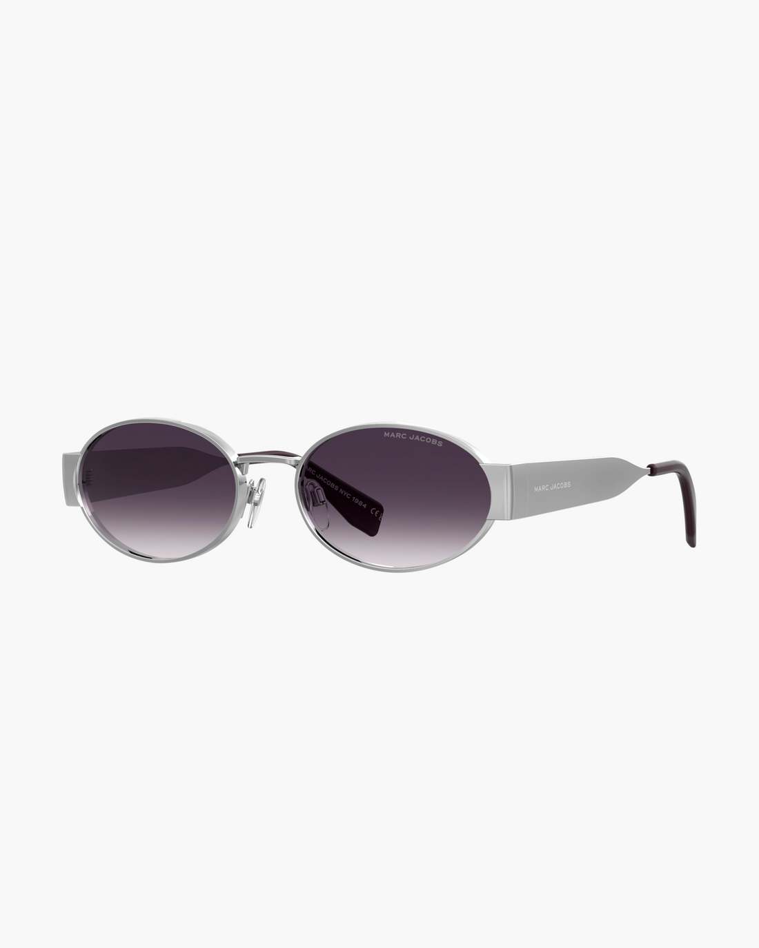 Marc Jacobs Sale - The Classic Logo Round Sunglasses Silver