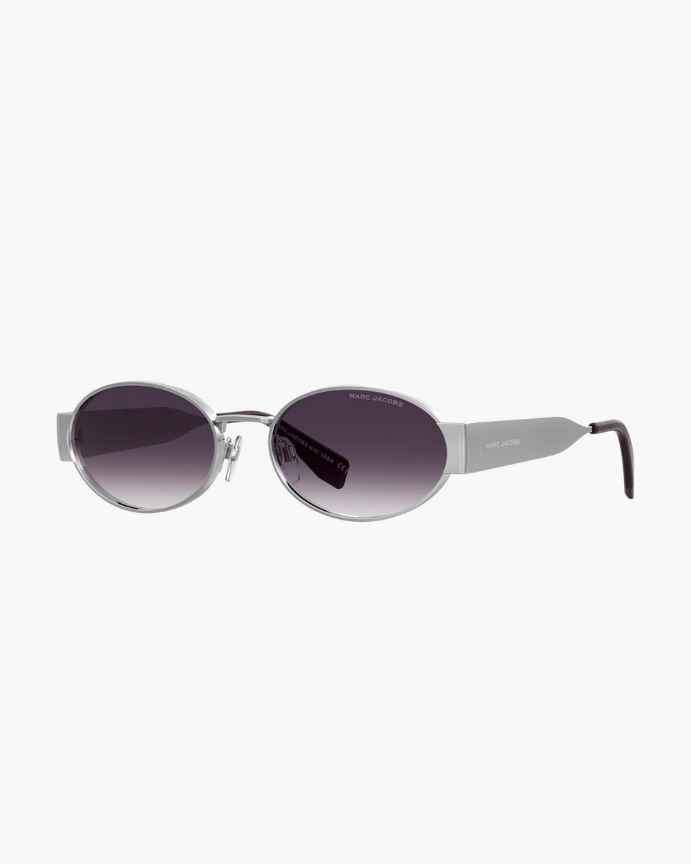 Marc Jacobs Sale - The Classic Logo Round Sunglasses Silver