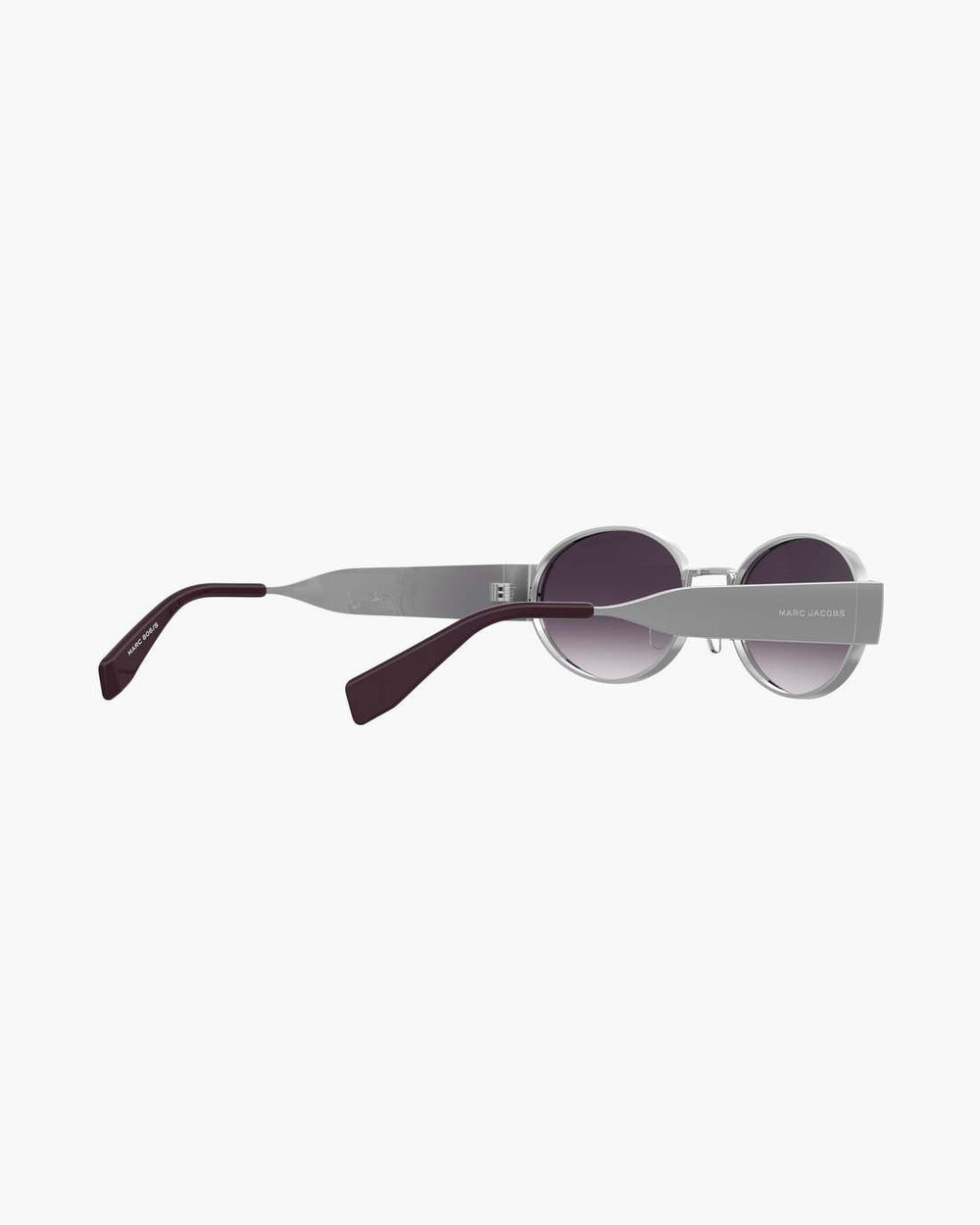 Marc Jacobs Sale - The Classic Logo Round Sunglasses Silver