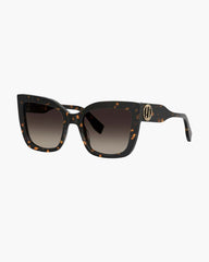 Marc Jacobs Online - The J Marc Square Sunglasses Havana