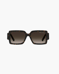 Marc Jacobs For Sale - The Bold Logo Square Sunglasses Havana