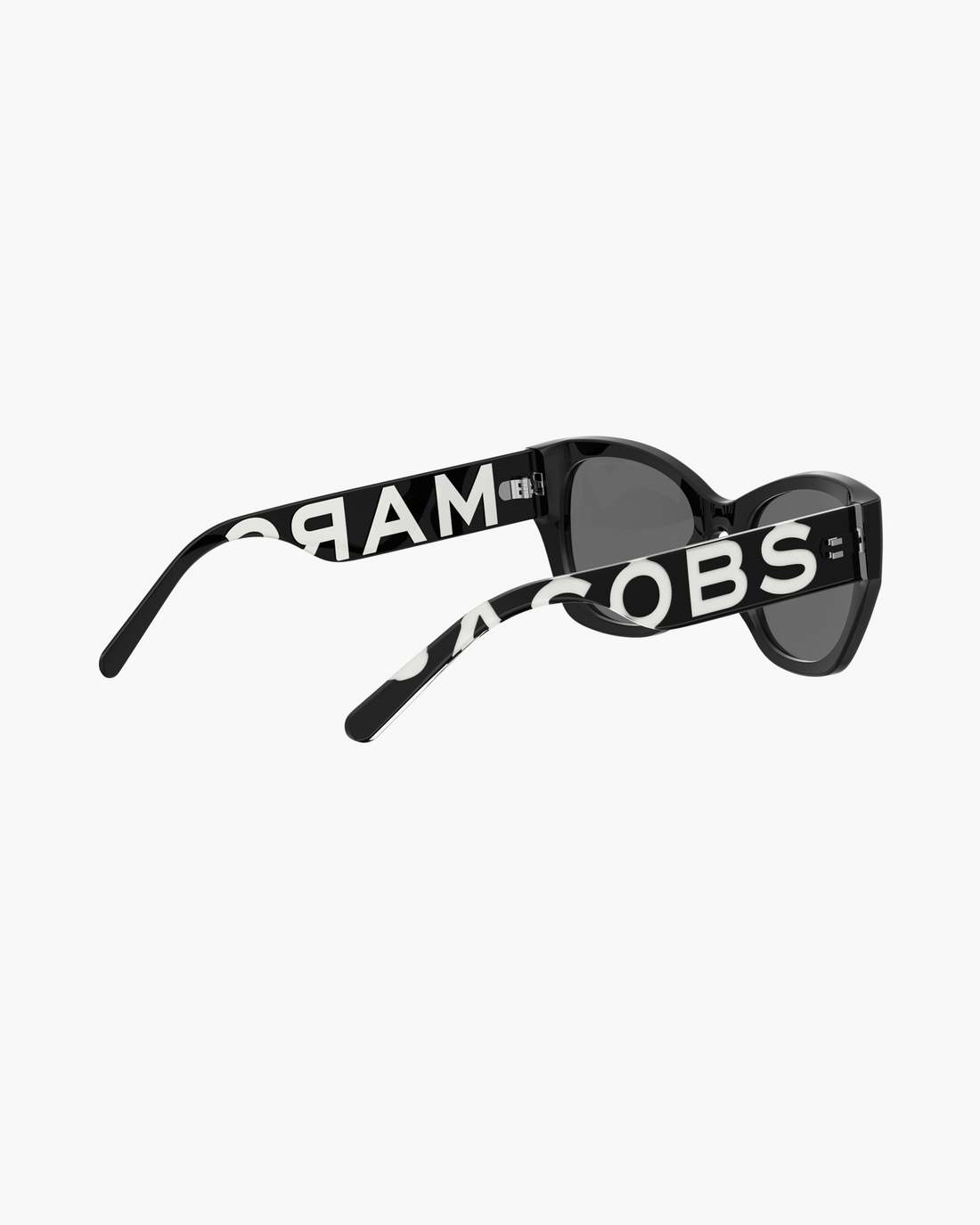 Marc Jacobs New - The Bold Logo Square Cat Eye Sunglasses Black/White
