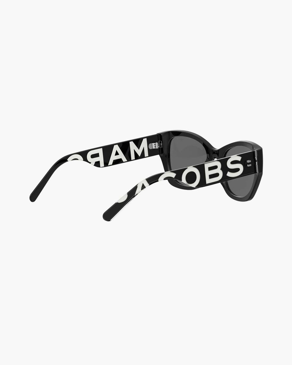 Marc Jacobs New - The Bold Logo Square Cat Eye Sunglasses Black/White