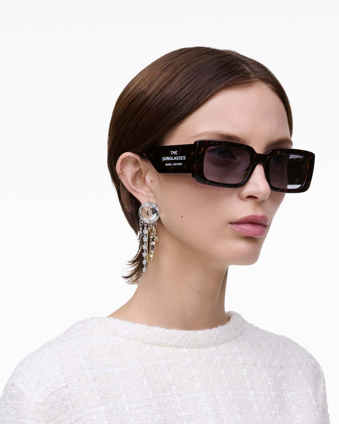 Marc Jacobs Sale - The Rectangle Sunglasses Havana