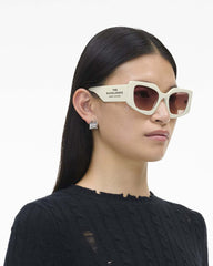 Marc Jacobs For Sale - The Square Cat Eye Sunglasses Ivory