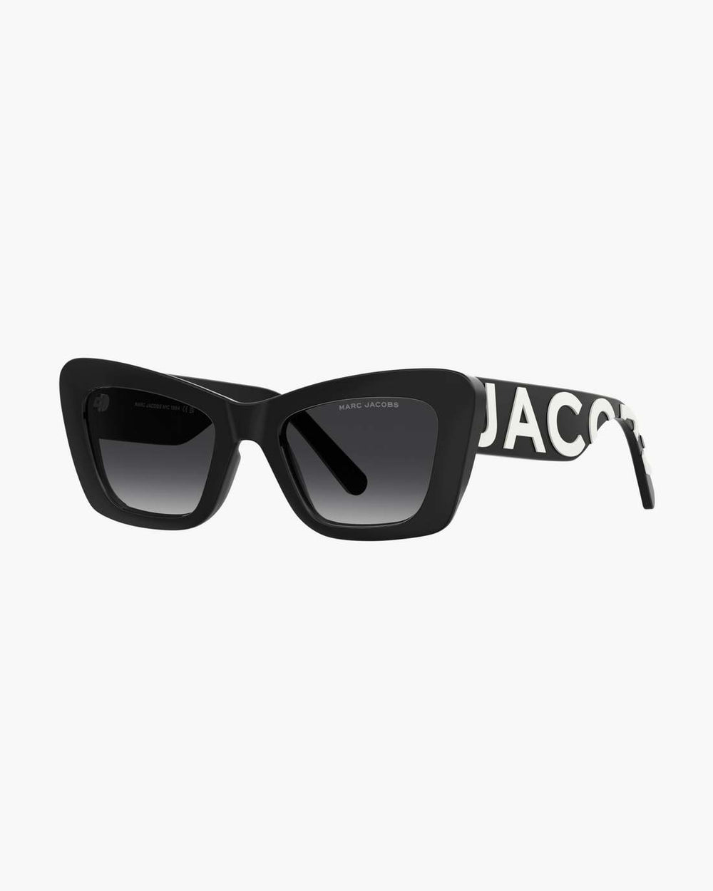 Marc Jacobs New - The Bold Logo Cat Eye Sunglasses Black/White