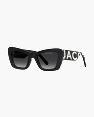 Marc Jacobs New - The Bold Logo Cat Eye Sunglasses Black/White