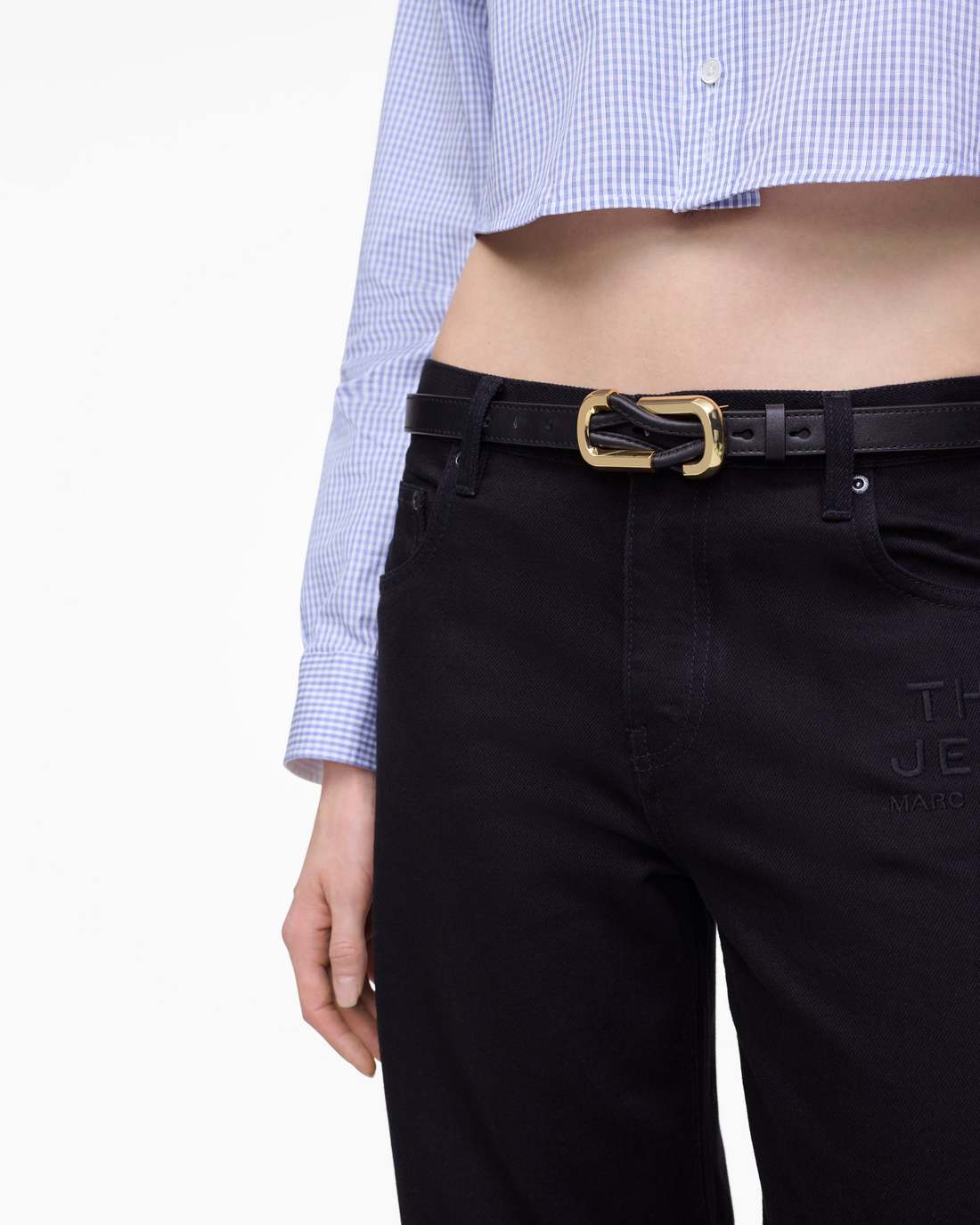 Marc Jacobs Online - The Dual Belt Black/Gold