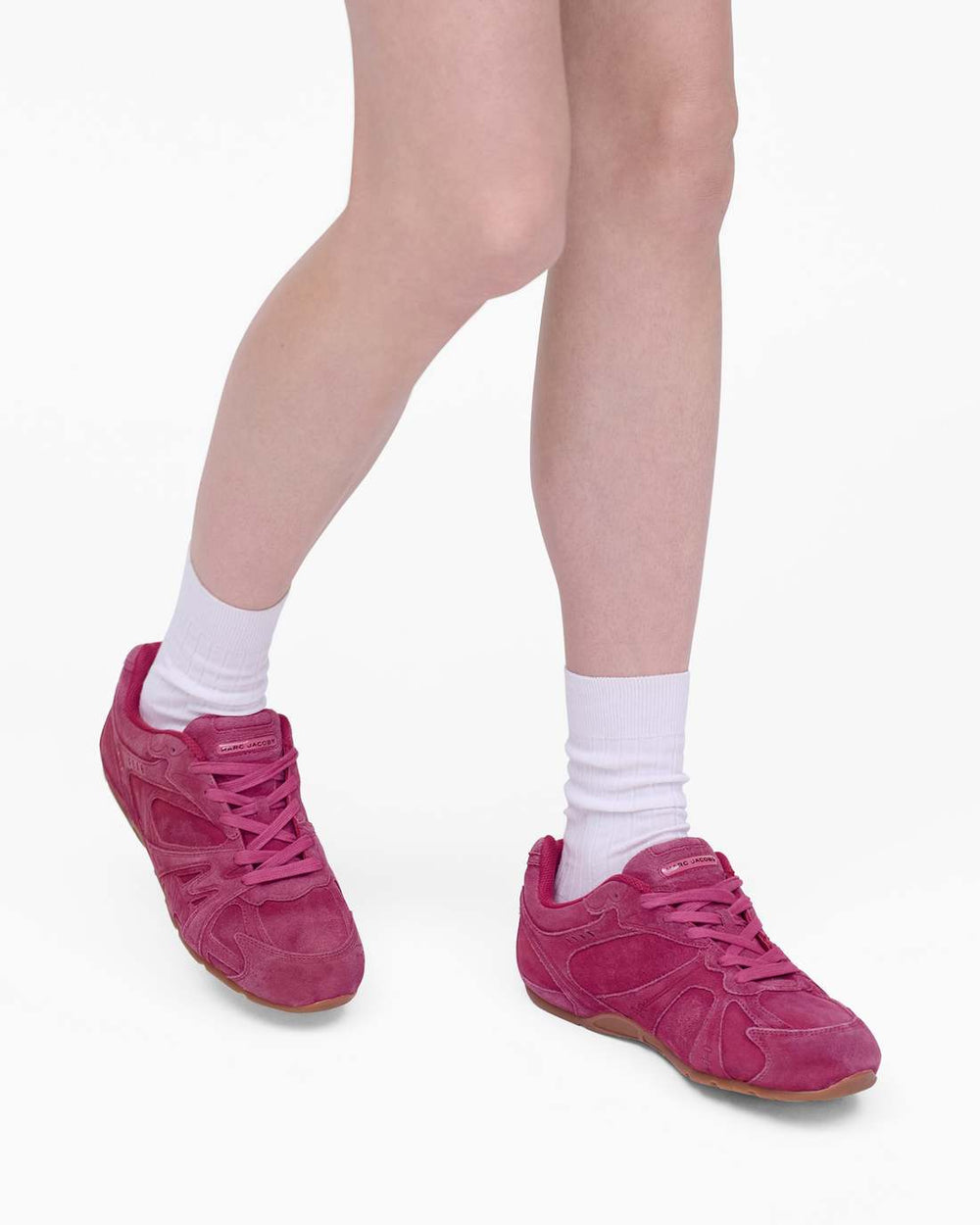 Marc Jacobs For Sale - The Suede 72 Spring Sneaker Raspberry Pink