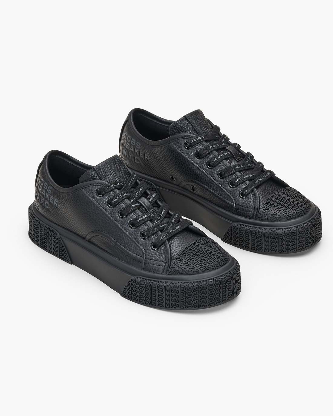 Marc Jacobs For Sale - The Leather Sneaker Black