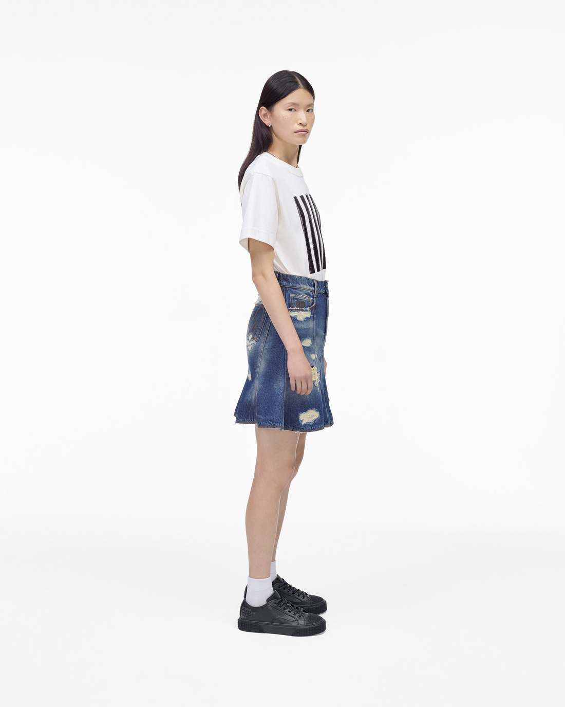 Marc Jacobs For Sale - The Leather Sneaker Black