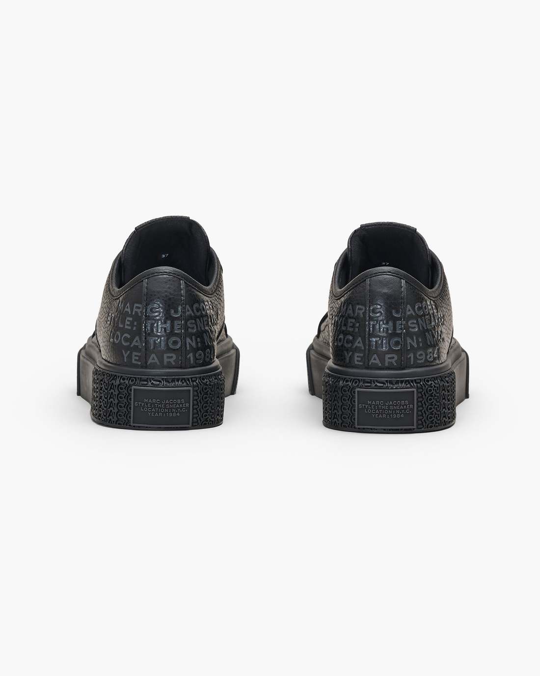 Marc Jacobs For Sale - The Leather Sneaker Black