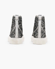 Marc Jacobs Outlet - The Sequin High Top Sneaker Silver