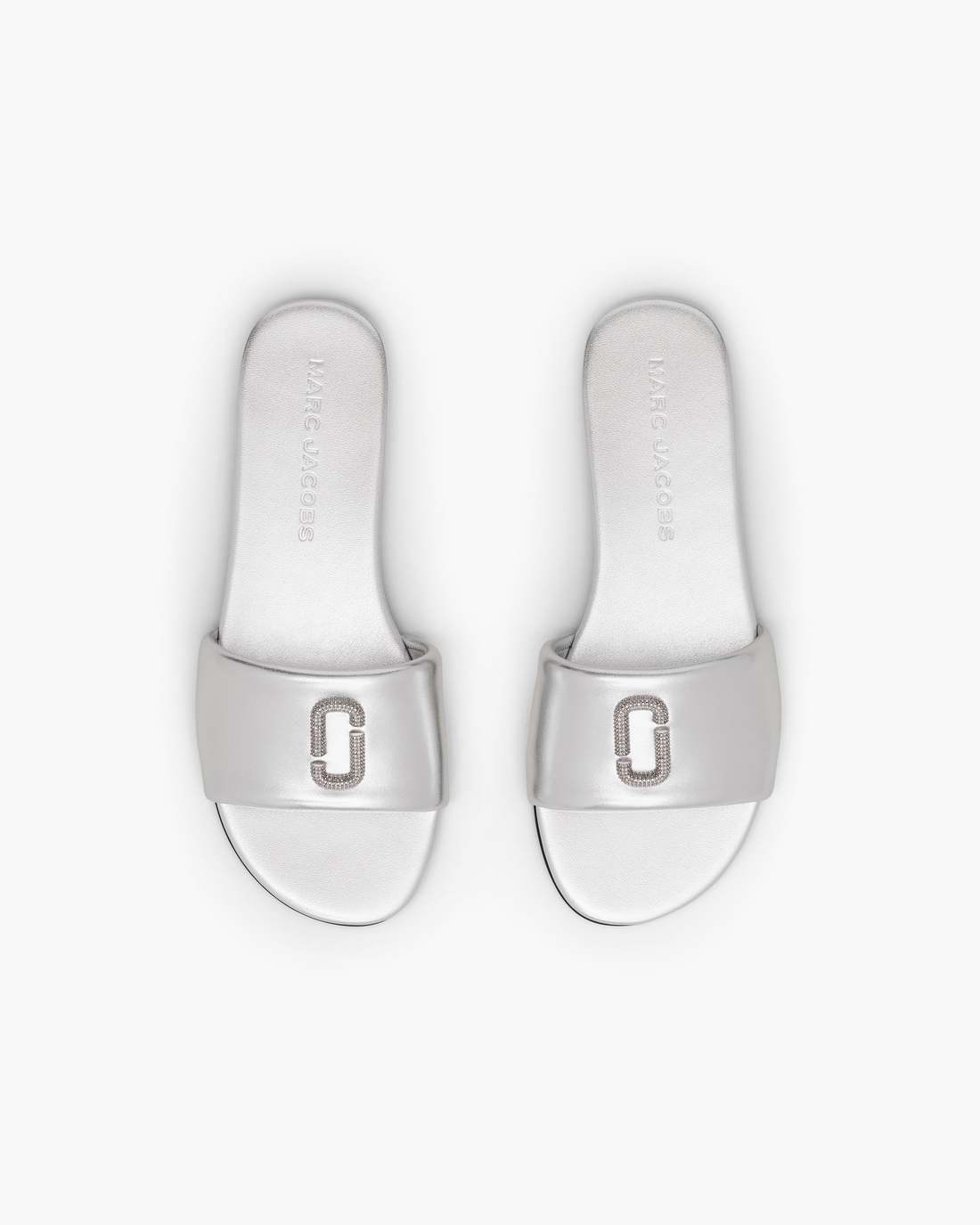 Marc Jacobs Outlet - The Pave Snapshot Slide Silver