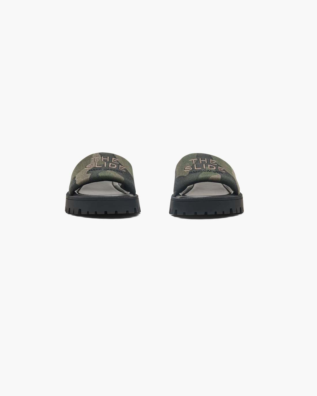 Marc Jacobs Outlet - The Camo Jacquard Lug Sole Slide Camo Multi