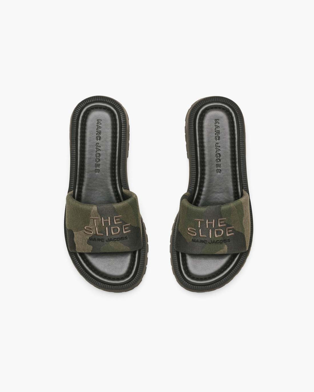 Marc Jacobs Outlet - The Camo Jacquard Lug Sole Slide Camo Multi