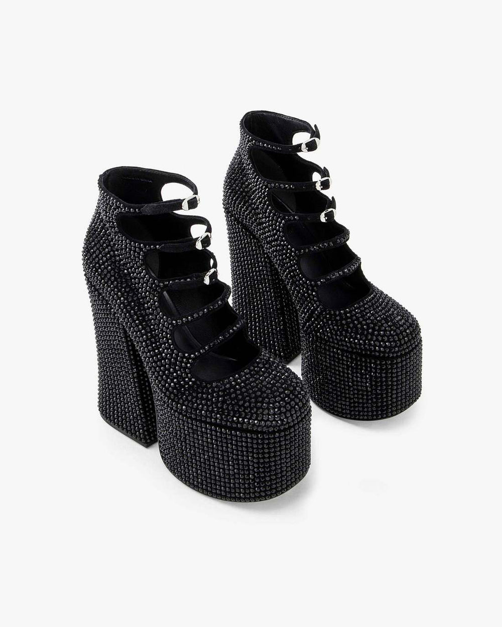 Marc Jacobs New - The Rhinestone Kiki Ankle Boot Black/Black