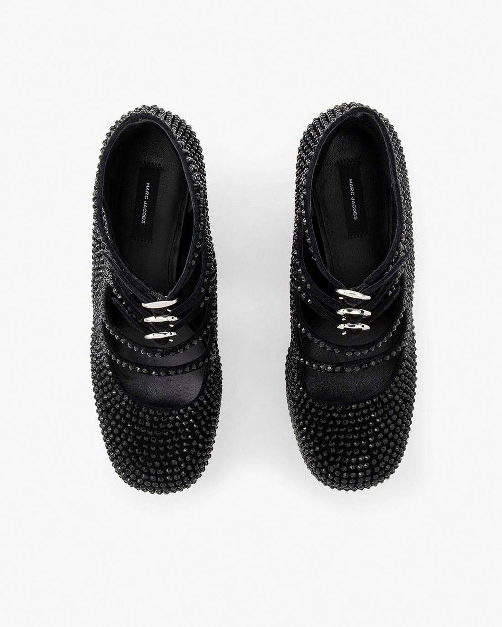 Marc Jacobs New - The Rhinestone Kiki Ankle Boot Black/Black