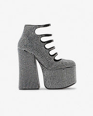 Marc Jacobs Online - The Rhinestone Kiki Ankle Boot Black/Crystal