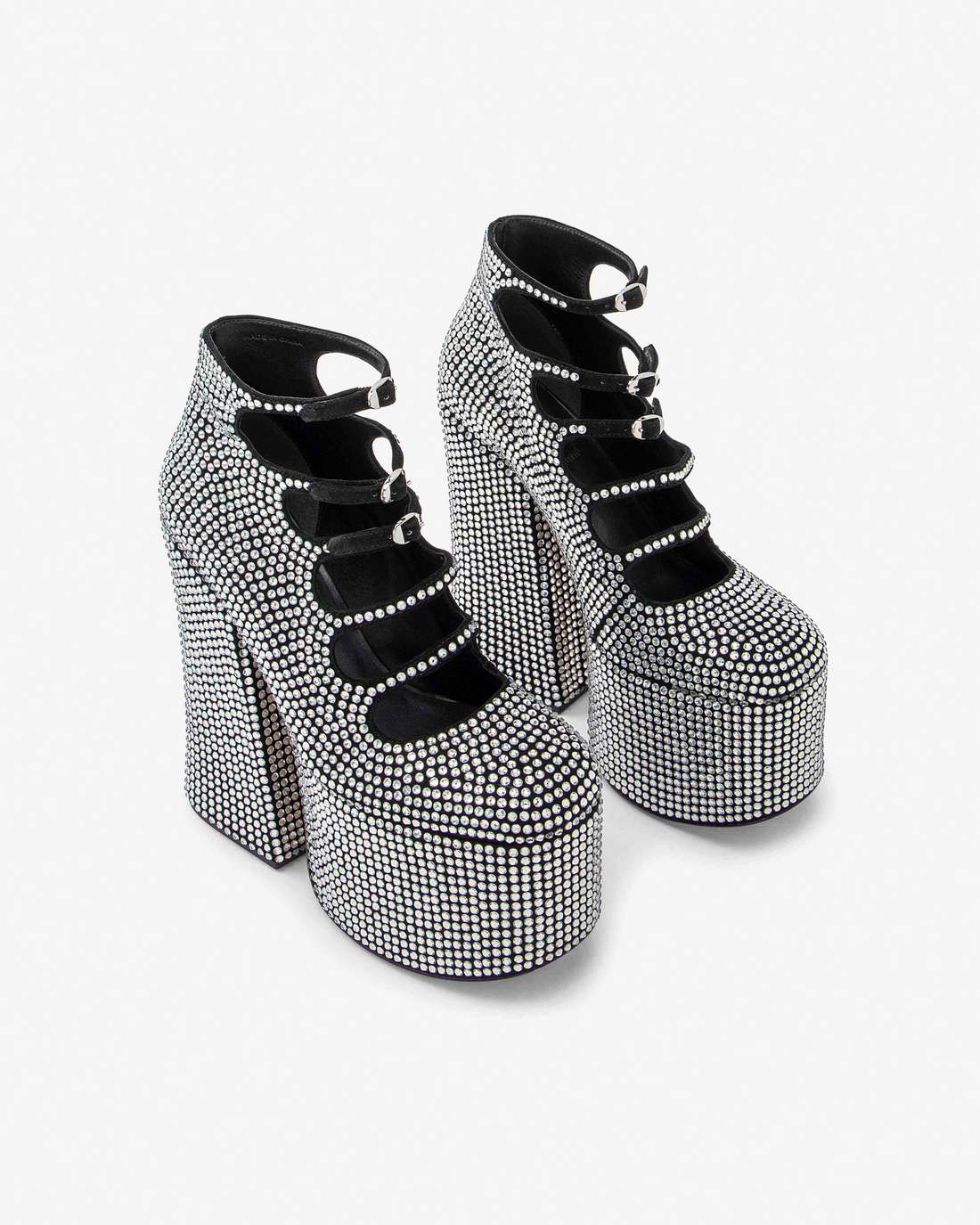 Marc Jacobs Online - The Rhinestone Kiki Ankle Boot Black/Crystal