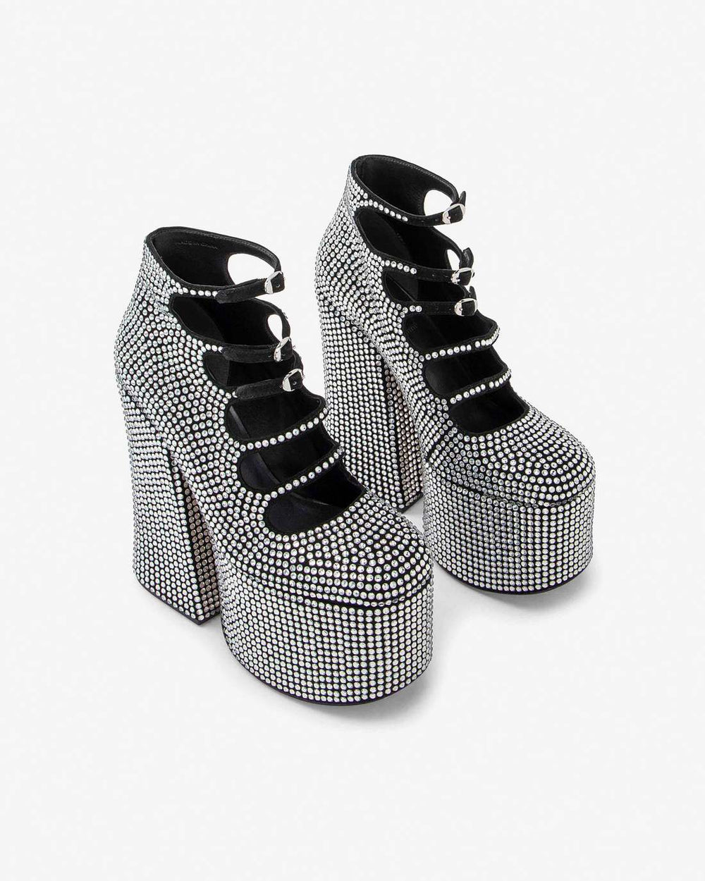 Marc Jacobs Online - The Rhinestone Kiki Ankle Boot Black/Crystal