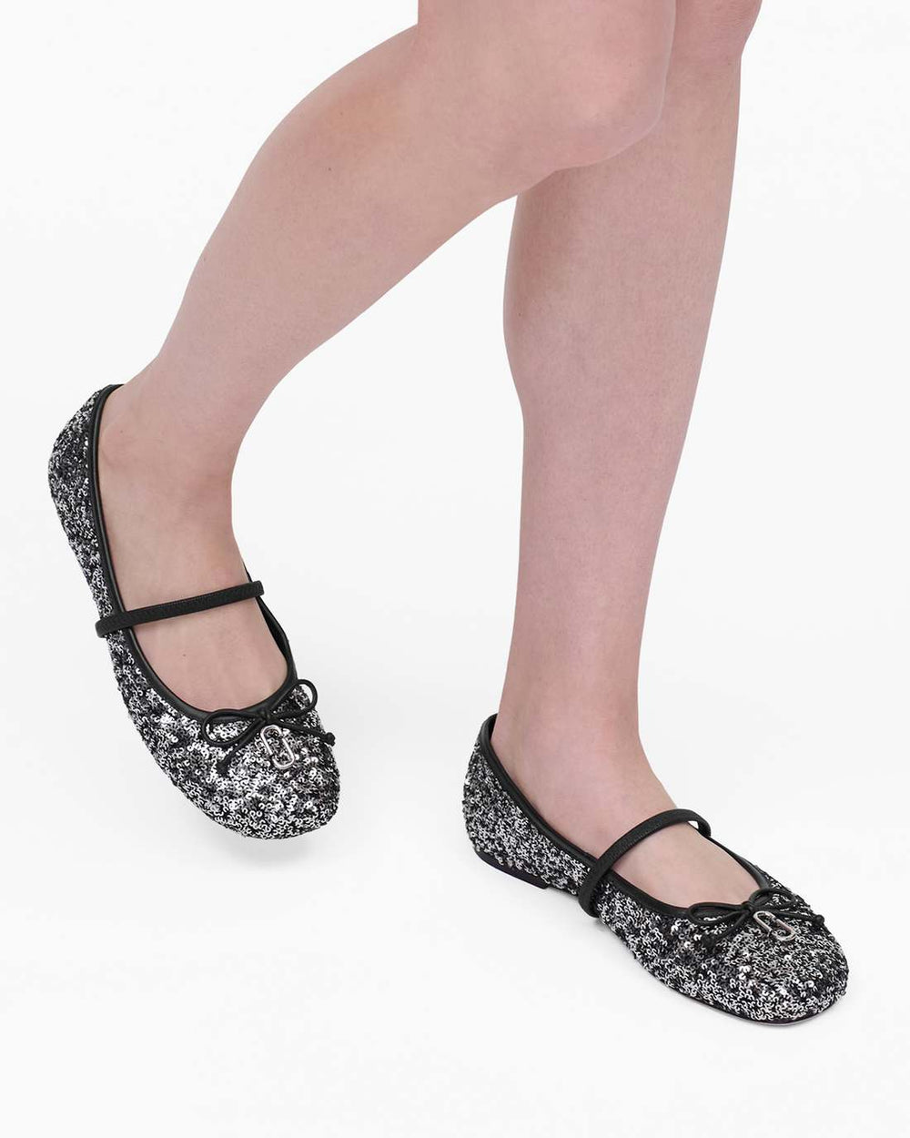 Marc Jacobs For Sale - The Sequin Sabrina Ballerina Silver