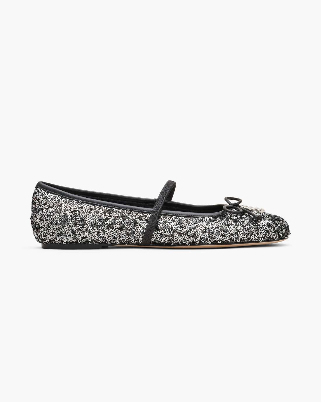 Marc Jacobs For Sale - The Sequin Sabrina Ballerina Silver