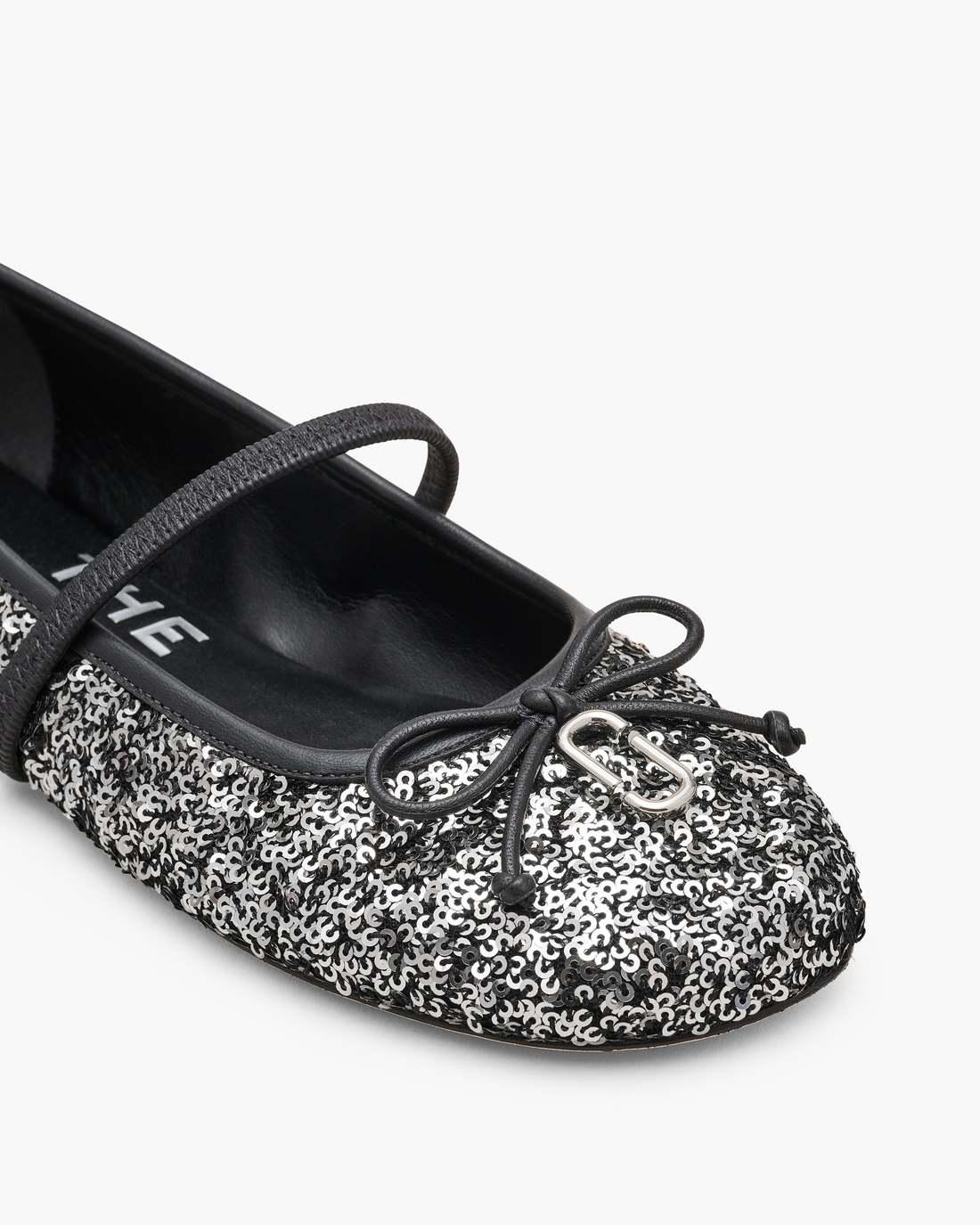 Marc Jacobs For Sale - The Sequin Sabrina Ballerina Silver