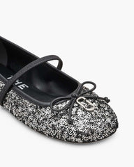 Marc Jacobs For Sale - The Sequin Sabrina Ballerina Silver