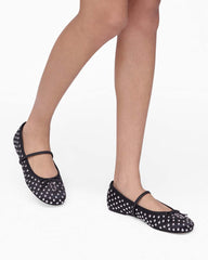 Marc Jacobs US - The Studded Sabrina Ballerina Black Multi