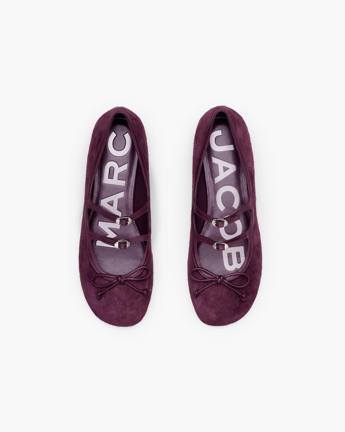 Marc Jacobs Online - The Suede Kiki Ballerina Dark Plum