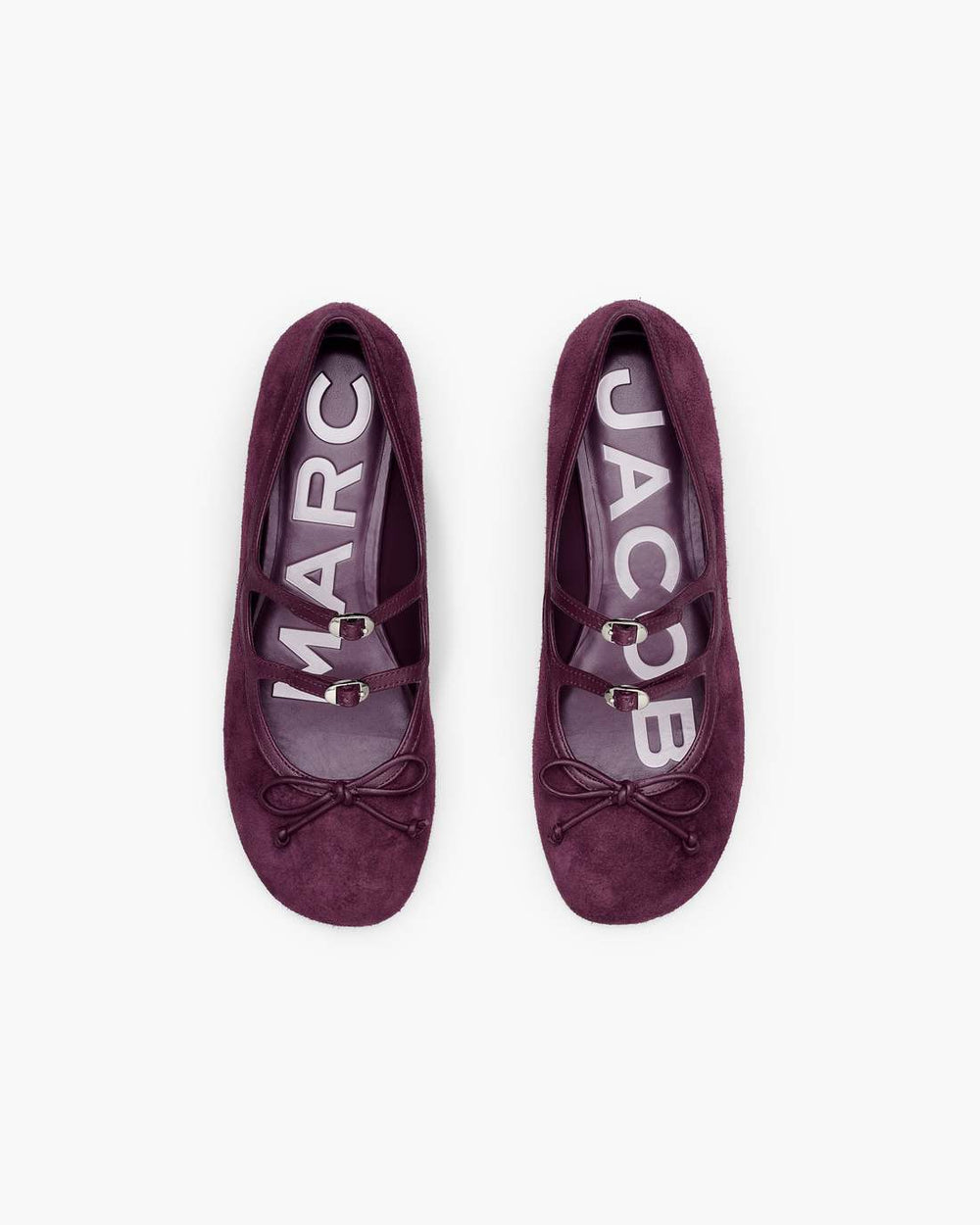 Marc Jacobs Online - The Suede Kiki Ballerina Dark Plum