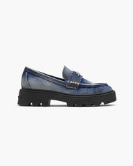 Marc Jacobs Sale - The Faded Denim Frankie Loafer Faded Vintage Indigo