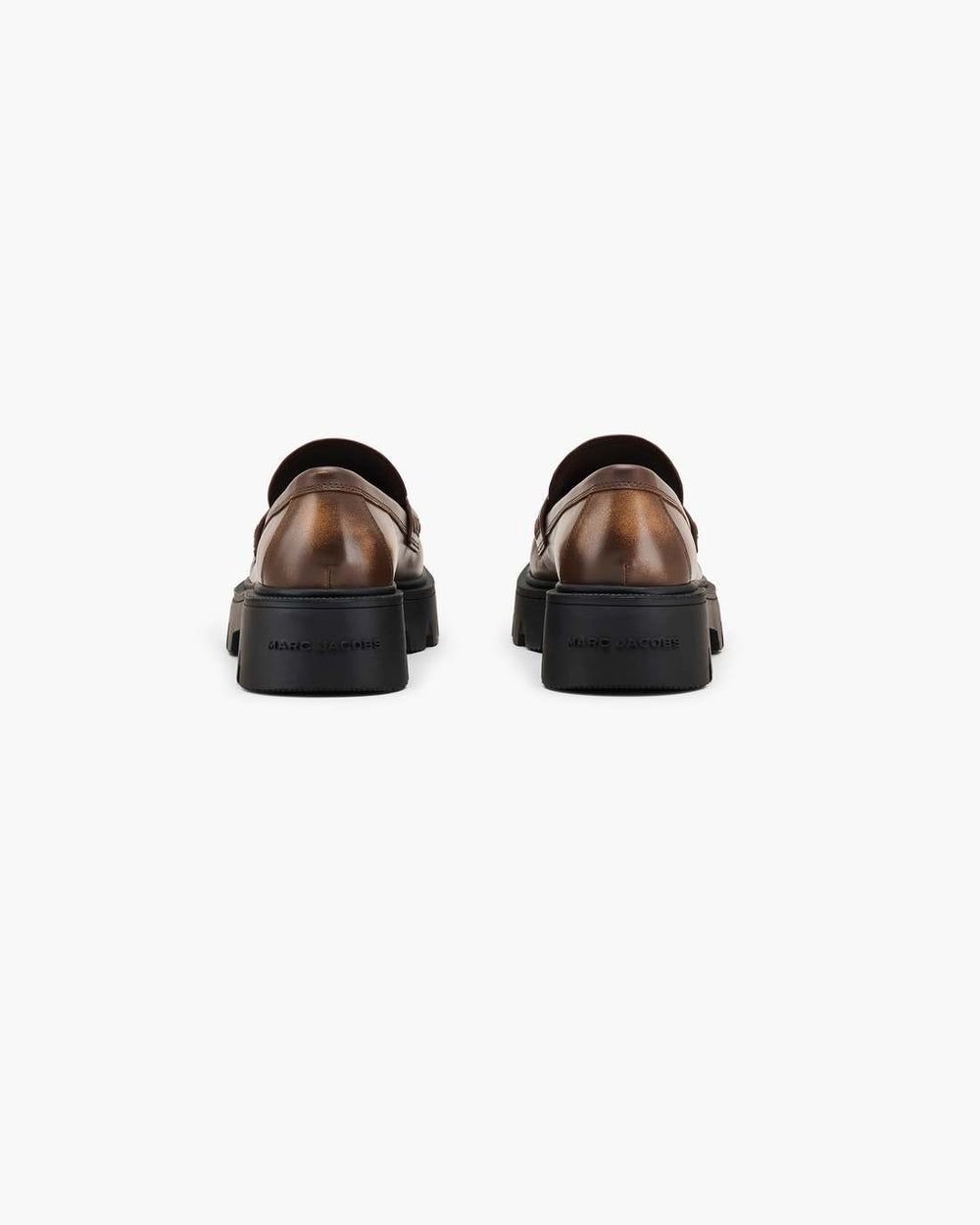 Marc Jacobs For Sale - The Distressed Leather Frankie Loafer Ebony