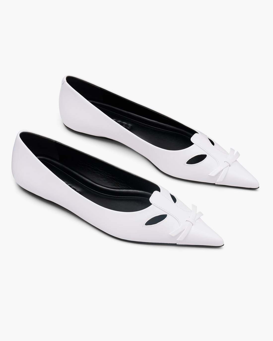 Marc Jacobs New - The Kat Ballerina Bright White